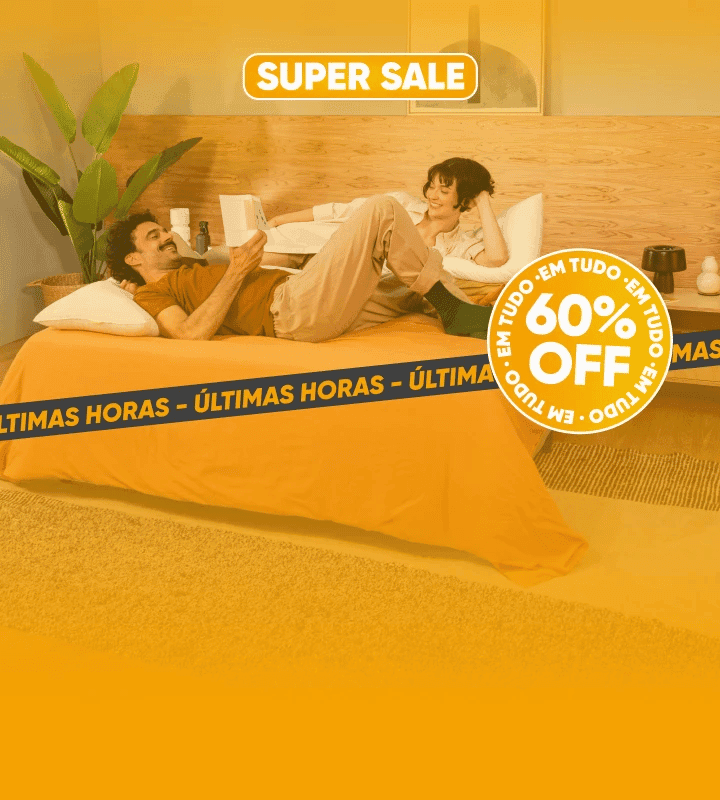 60% OFF EM TUDO